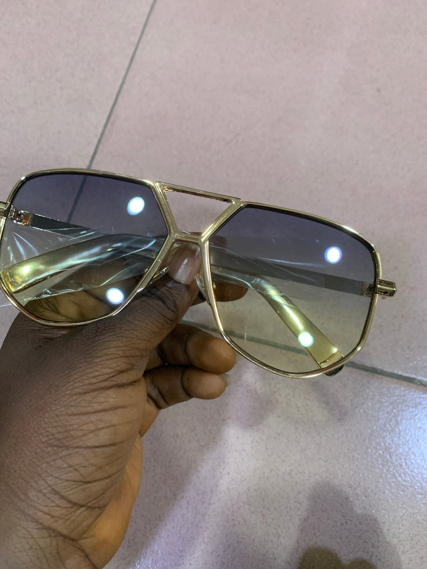 RIBENA METAL AVIATOR GLASSES