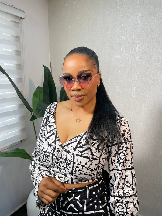 BROOKE RIMLESS SUNGLASSES