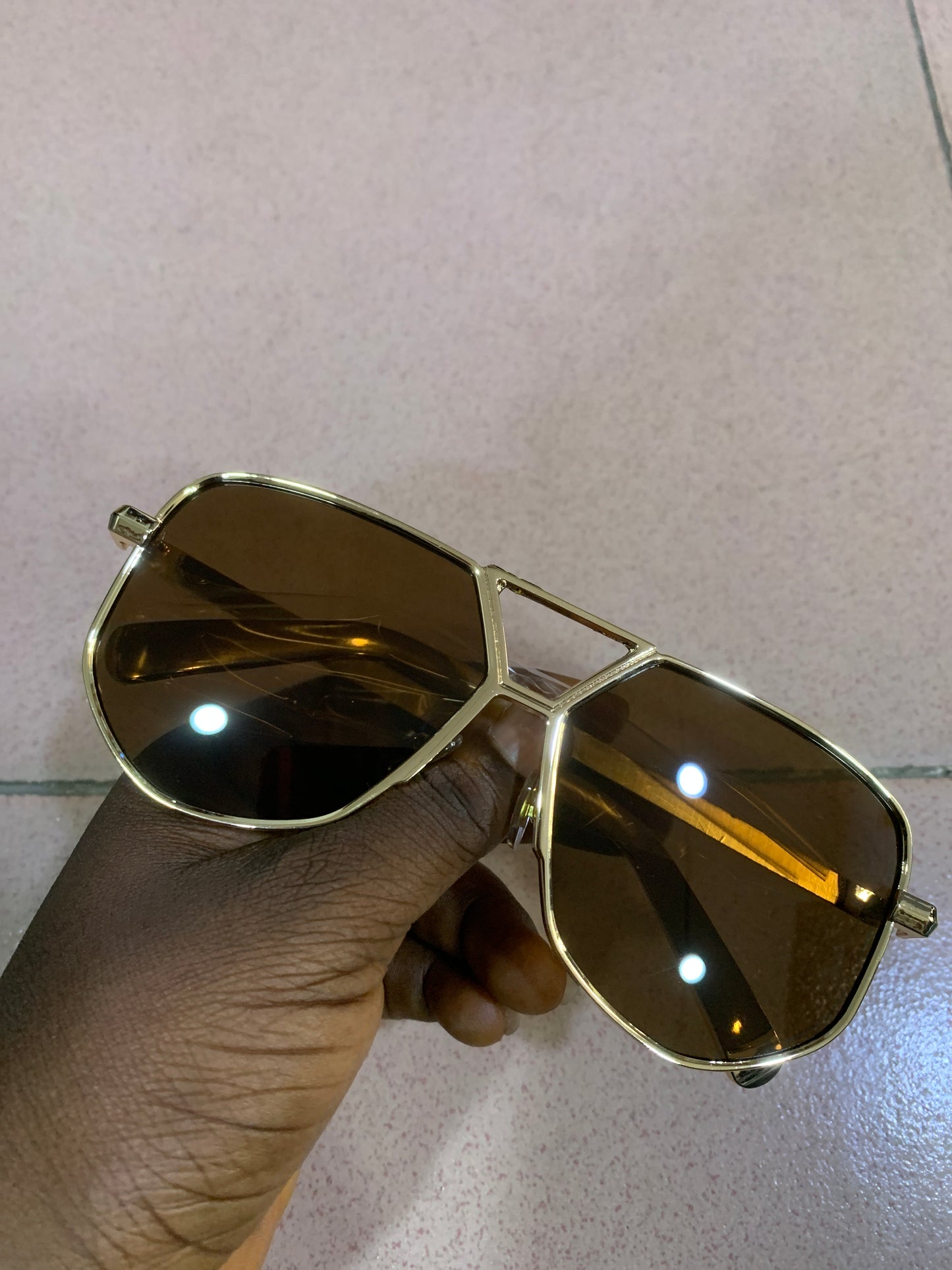 RIBENA METAL AVIATOR GLASSES