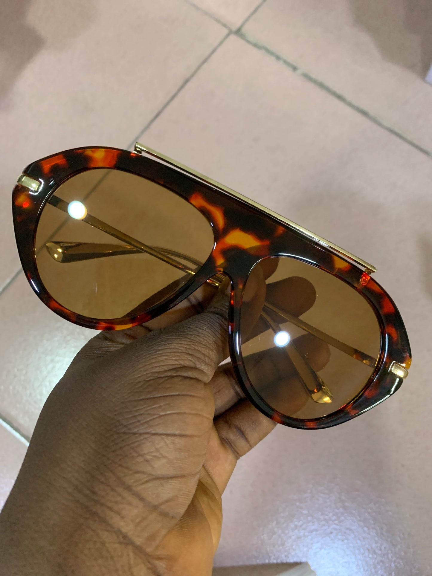 BIKER AVIATOR SUNGLASSES