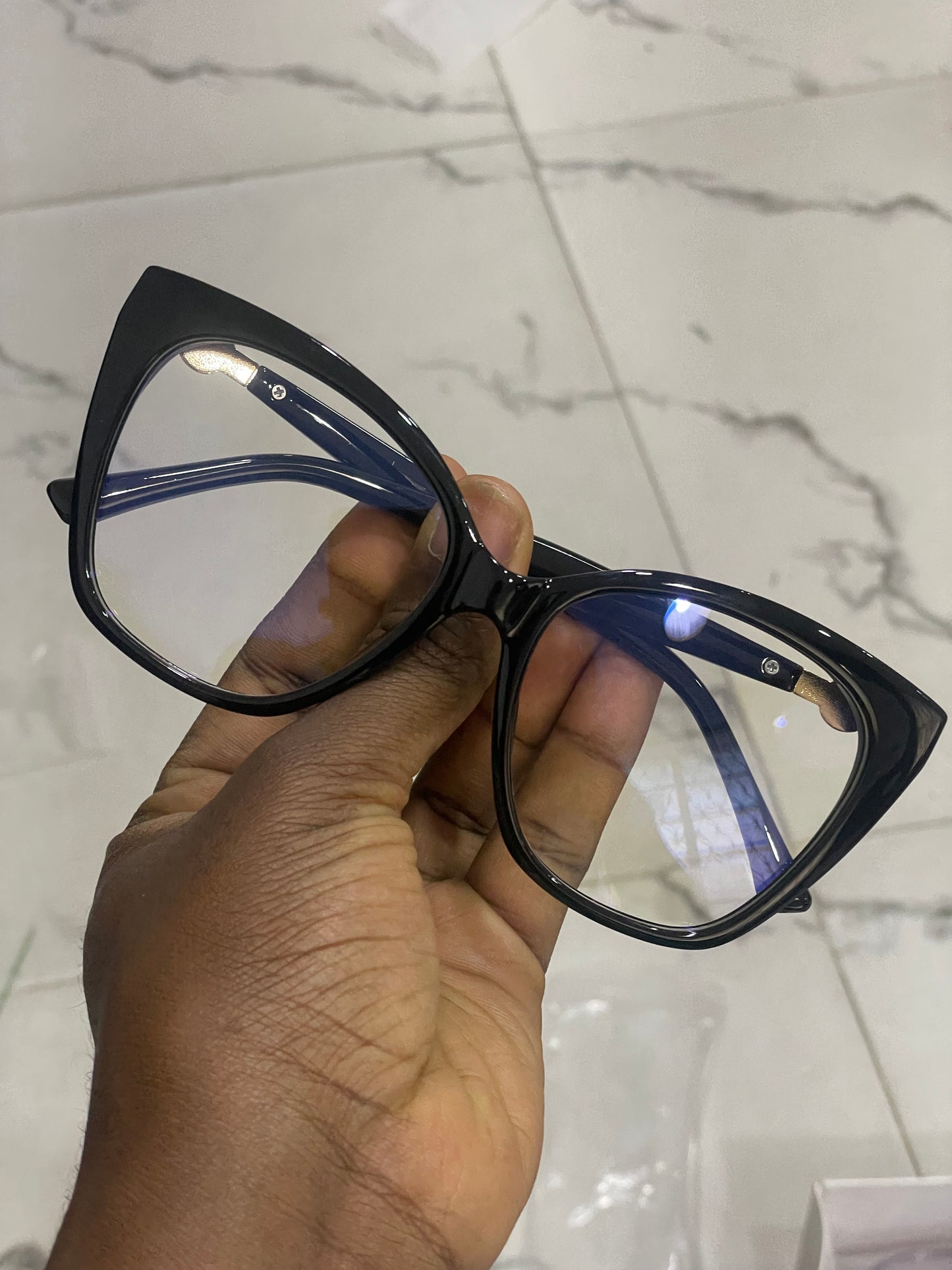 VIOLET BEAD CATEYE NERD AND SHADE