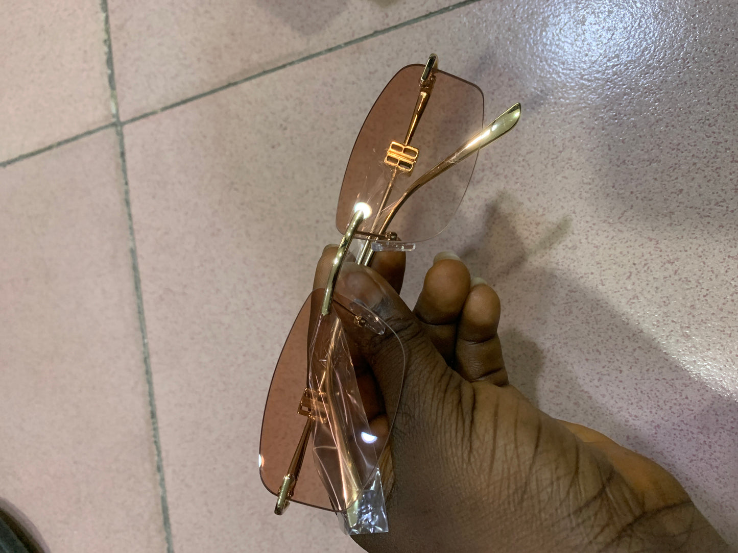 BEEBEE MINI RIMLESS SUNGLASSES