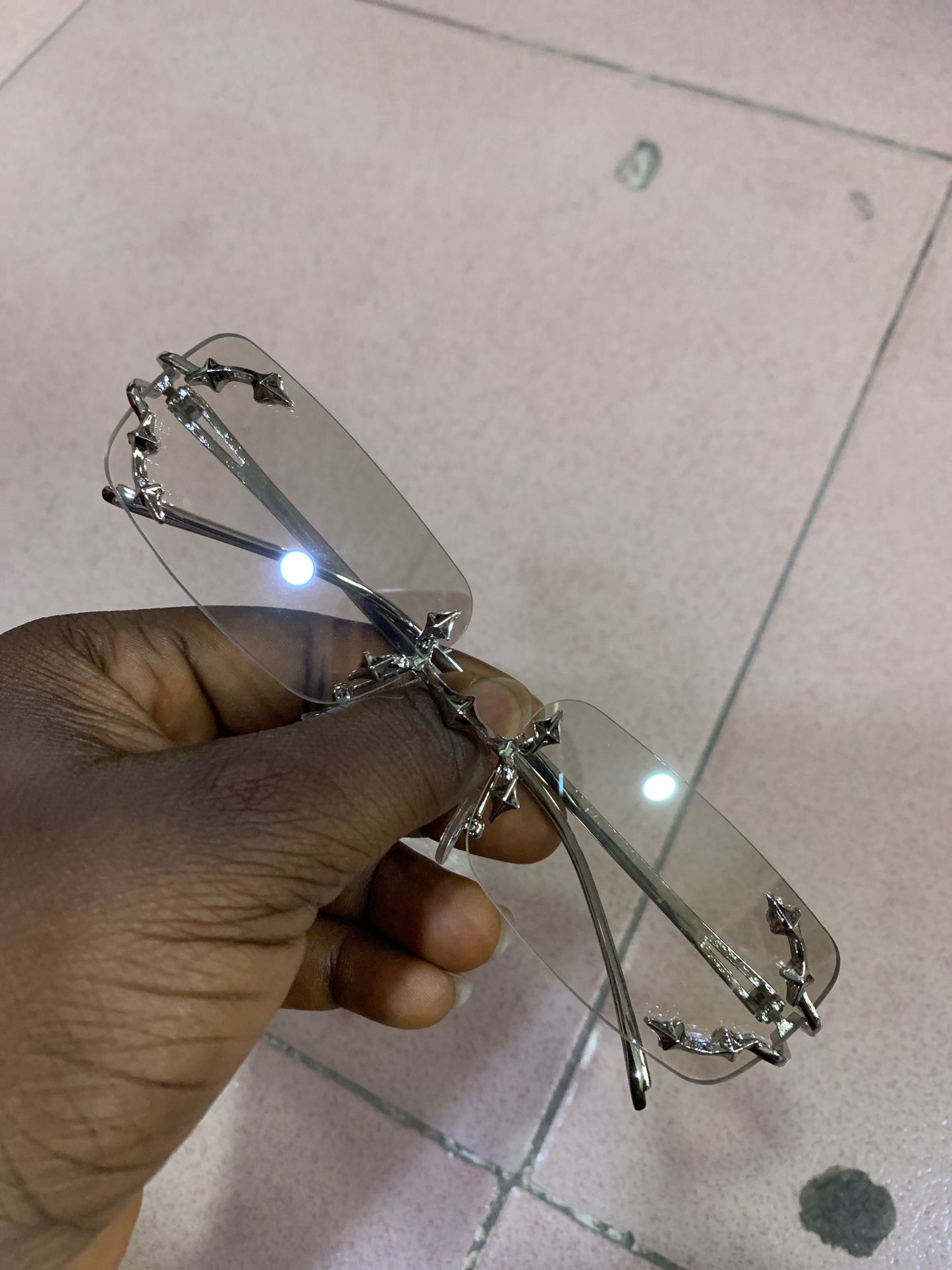 STARR  RIMLESS SUNGLASSES