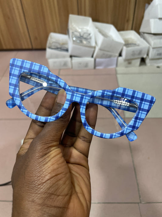 CHEQUE ACETATE FRAME