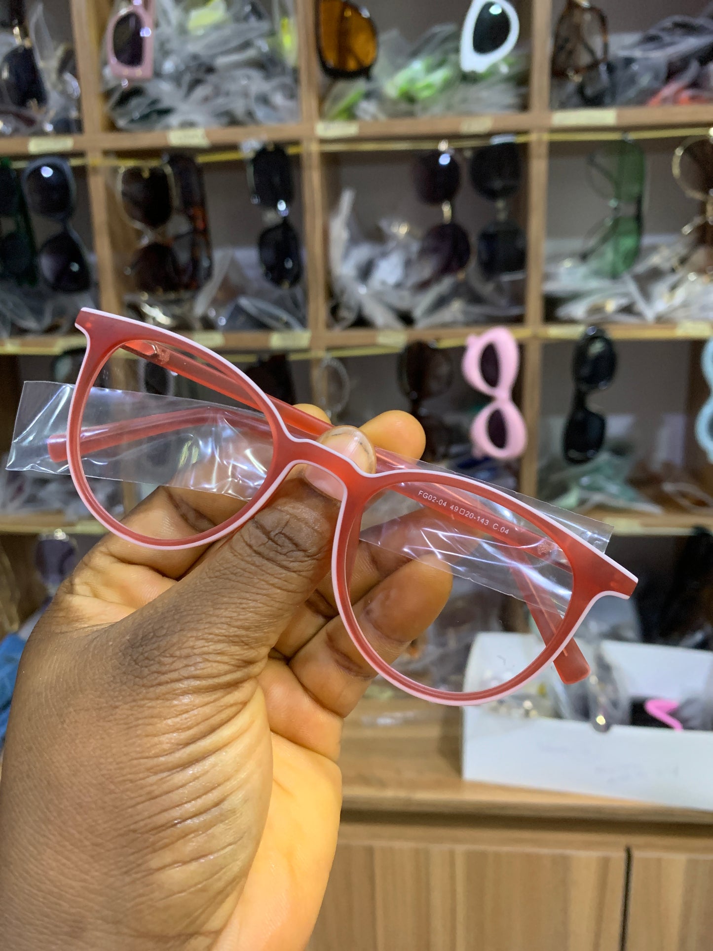 MOLLY FROSTED ACETATE FRAME