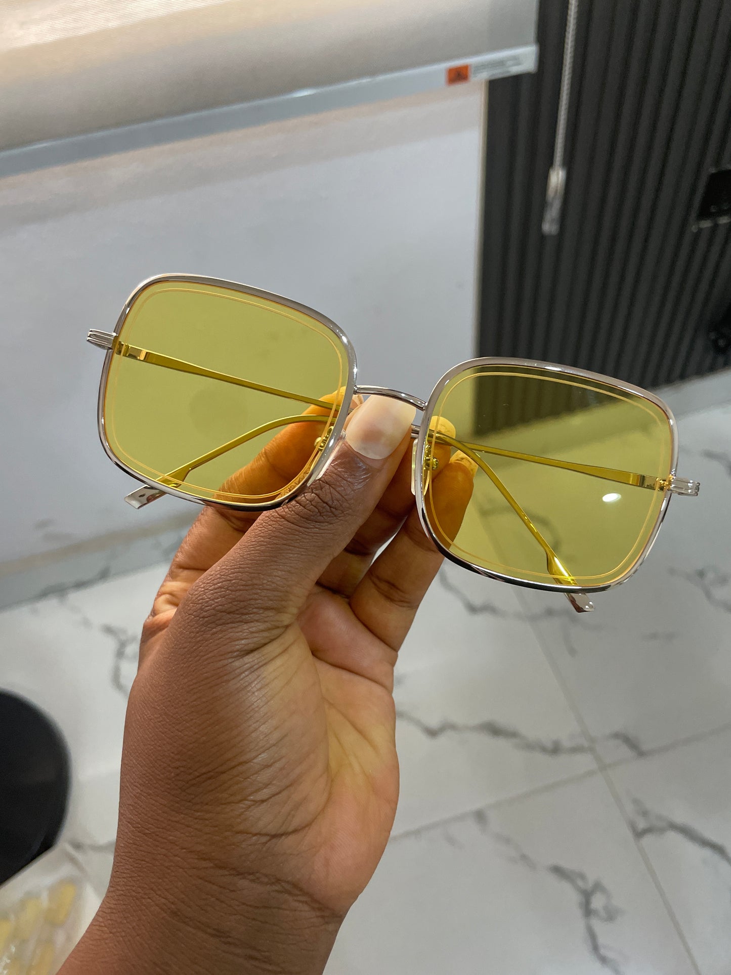 MARION YELLOW LENS FRAME