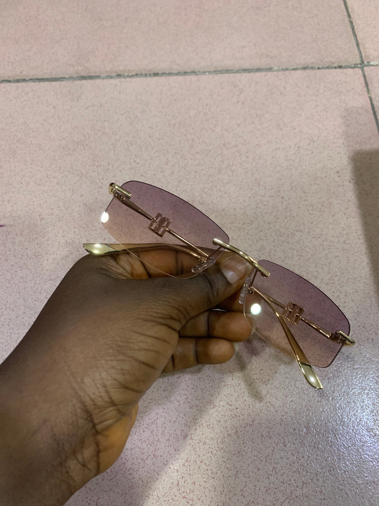BEEBEE MINI RIMLESS SUNGLASSES