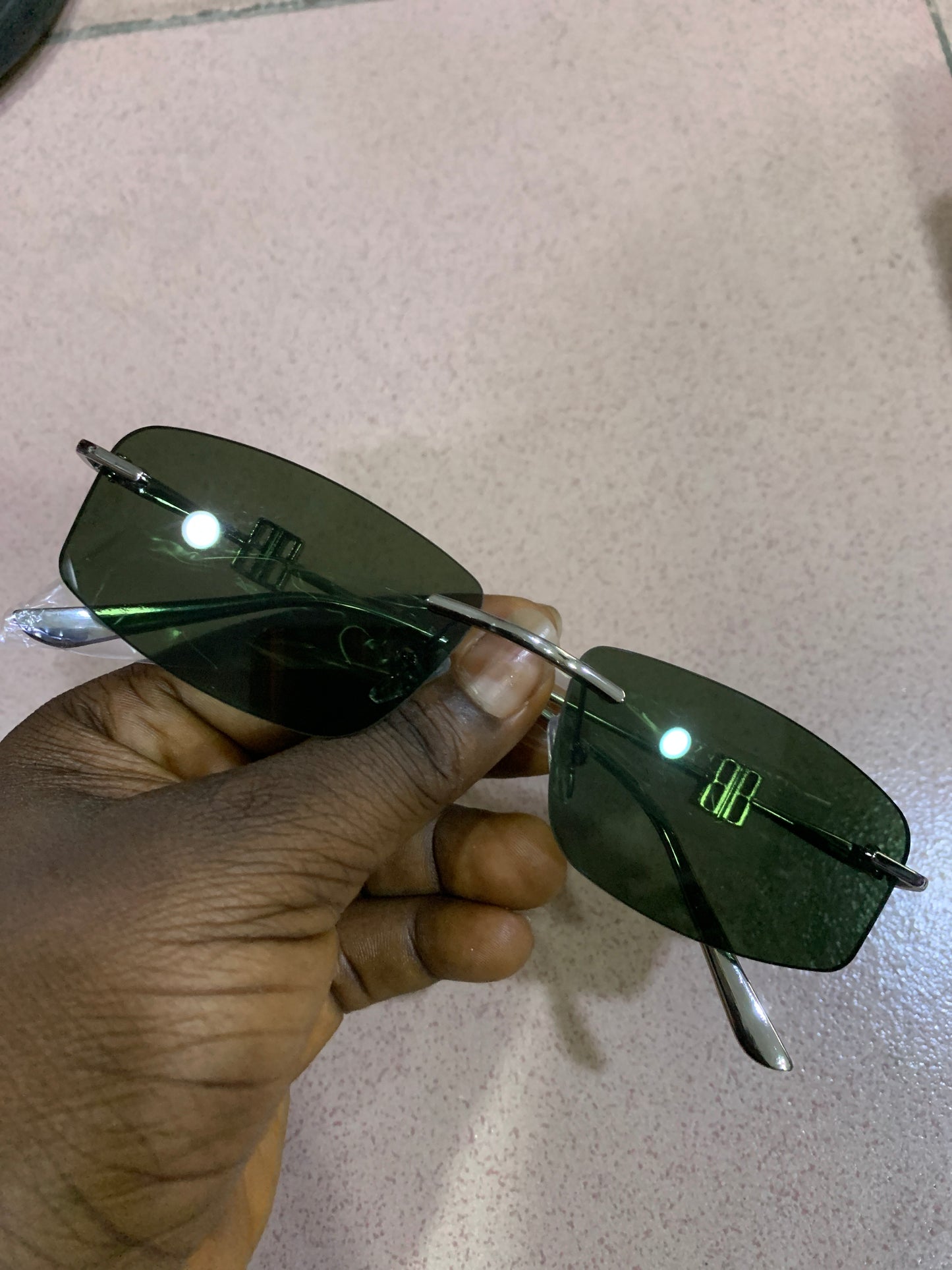BEEBEE MINI RIMLESS SUNGLASSES