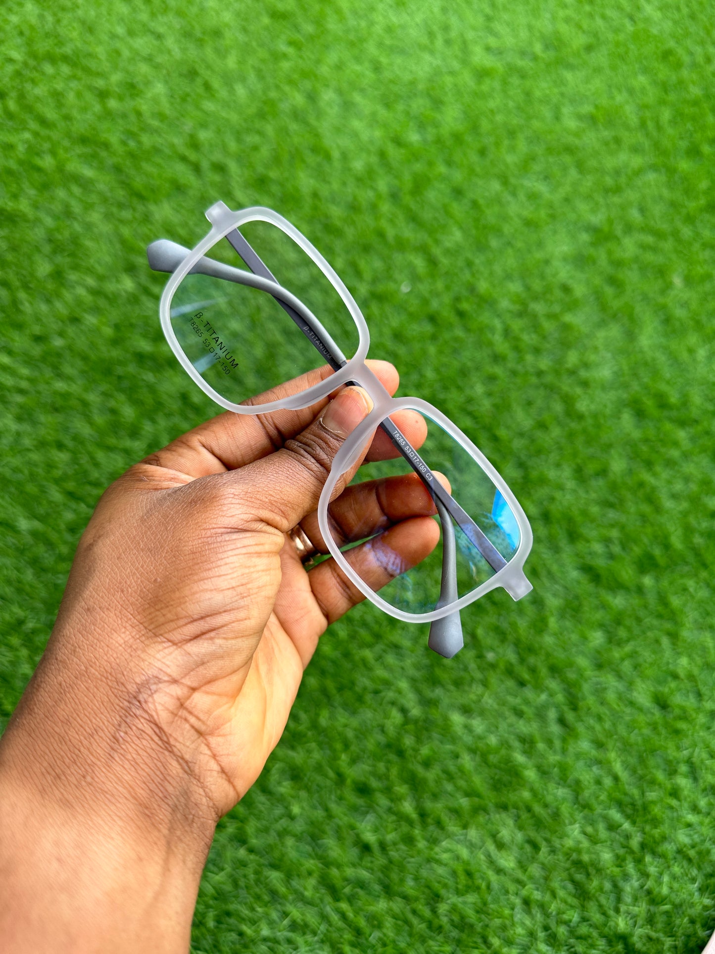 JAN TITANIUM UNISEX FLEXI NERD FRAME