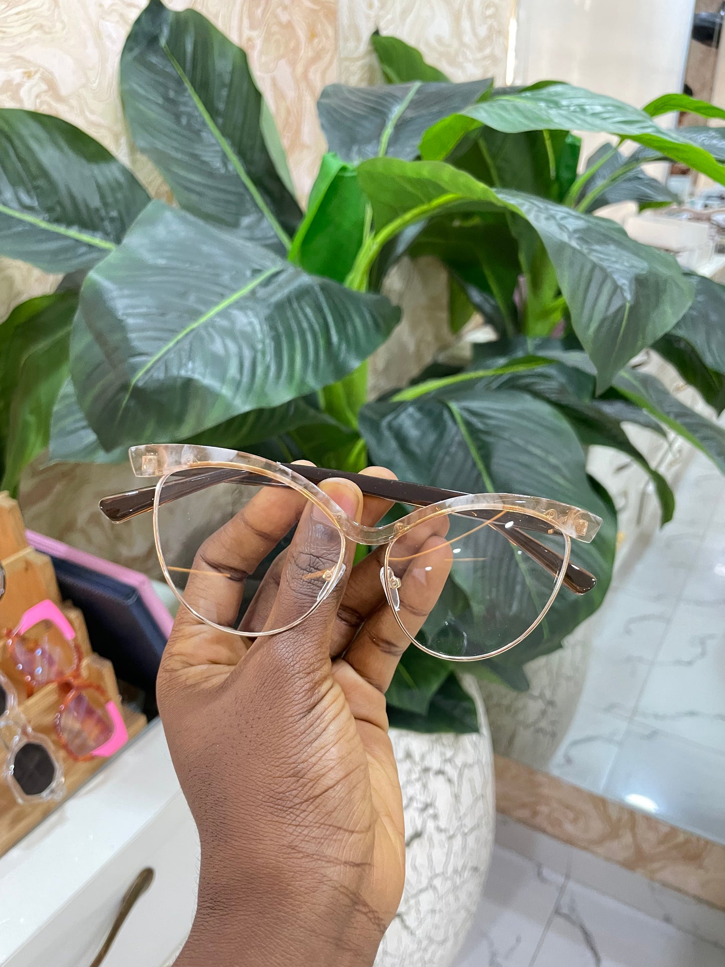 PATRICIA HALF FRAME NERD