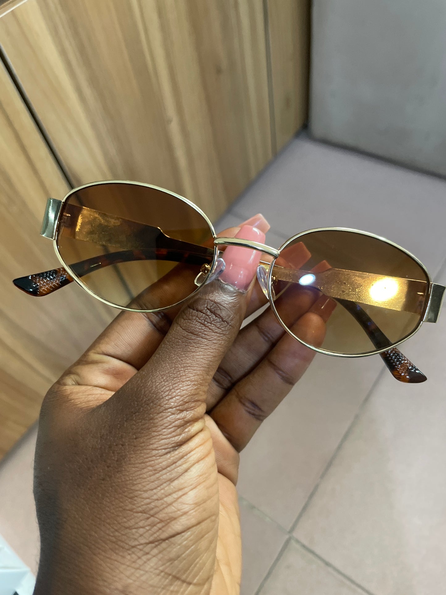 DION 2 SEMI ROUND SUNGLASSES