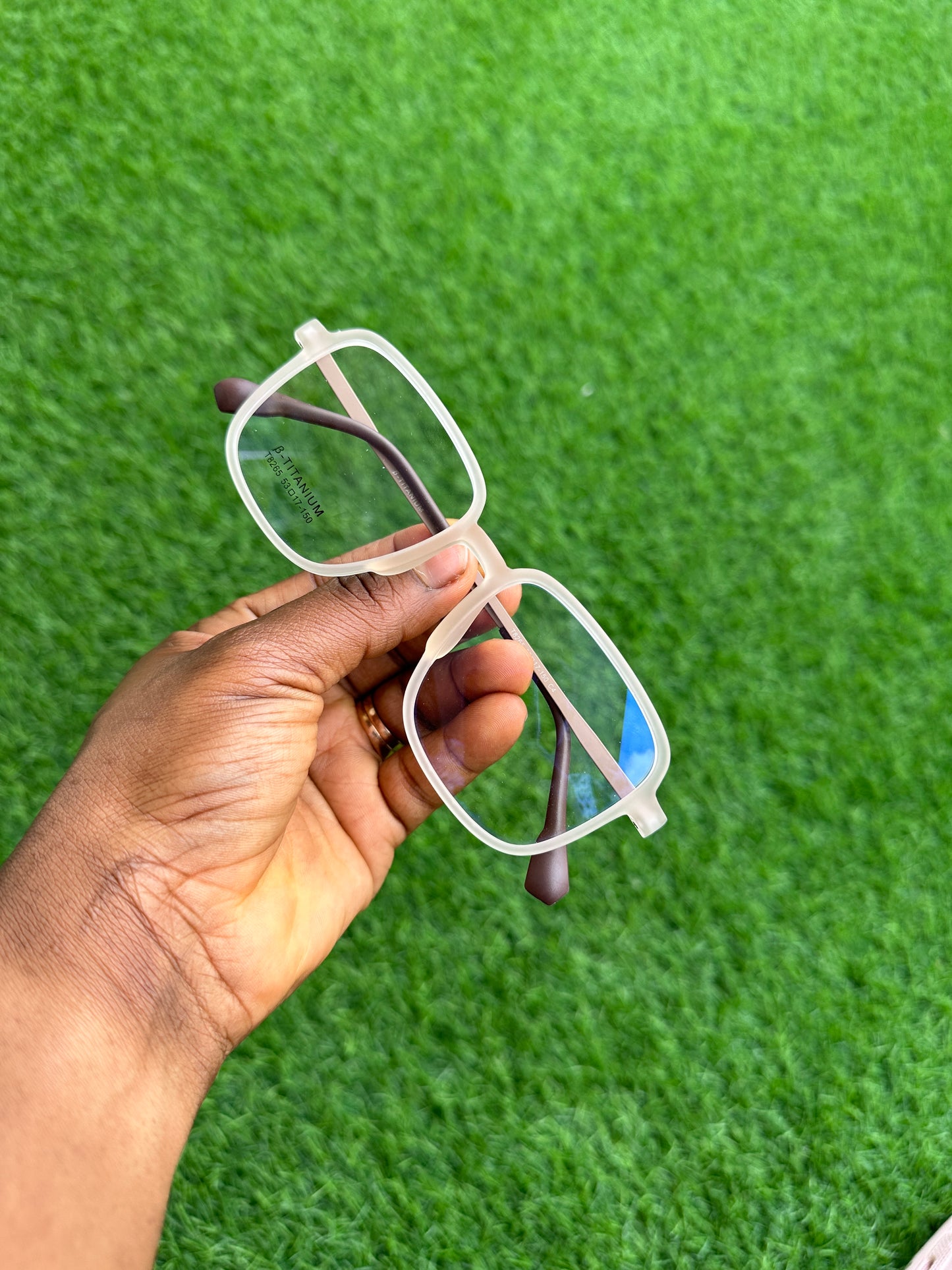 JAN TITANIUM UNISEX FLEXI NERD FRAME