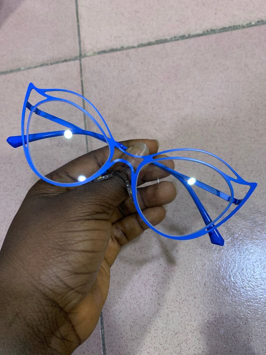 HIGH METAL CATEYE GLASSES