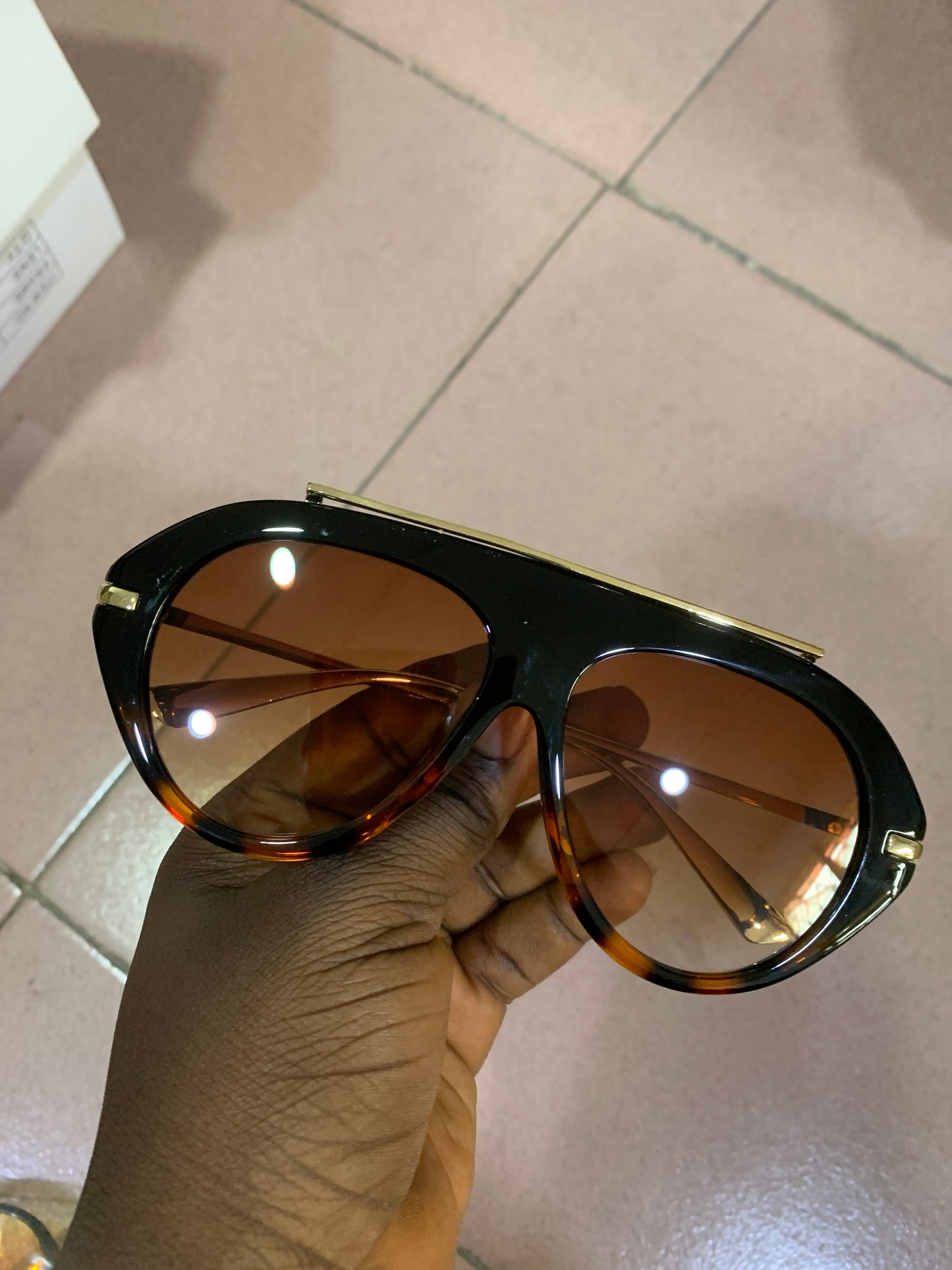 BIKER AVIATOR SUNGLASSES