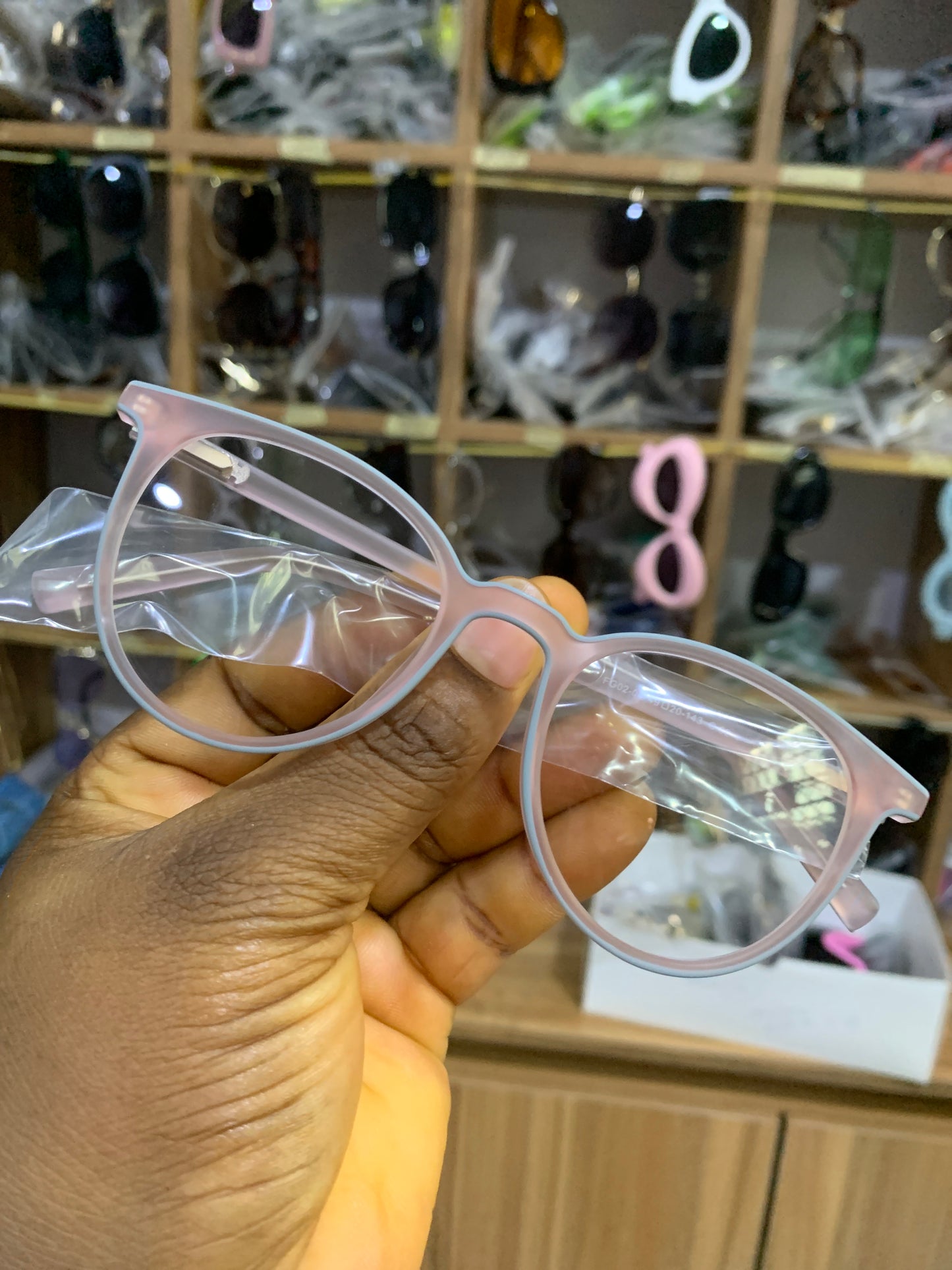 MOLLY FROSTED ACETATE FRAME