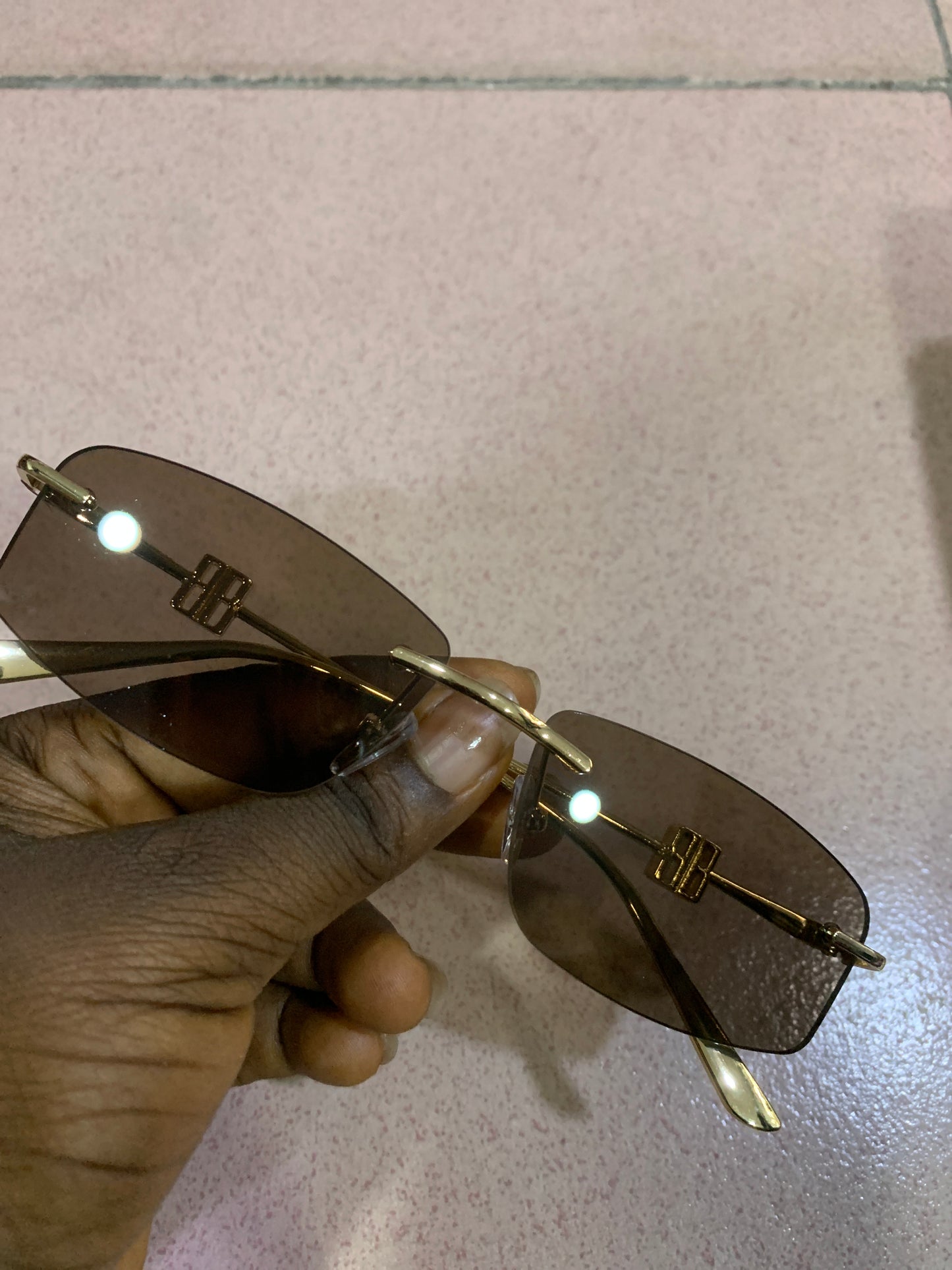 BEEBEE MINI RIMLESS SUNGLASSES