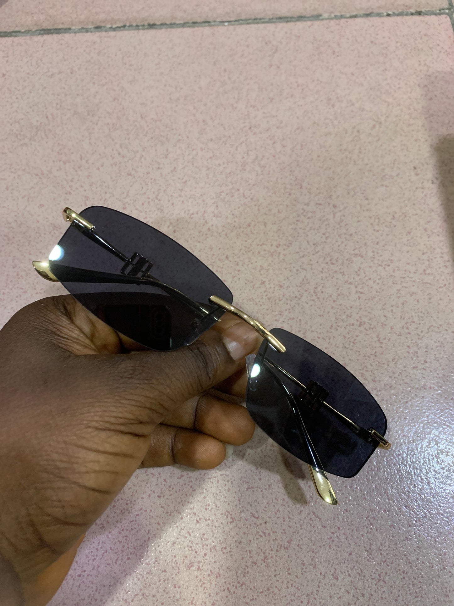 BEEBEE MINI RIMLESS SUNGLASSES