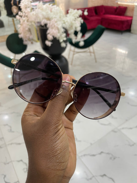 TOCHI 1 ROUND METAL SUNGLASSES