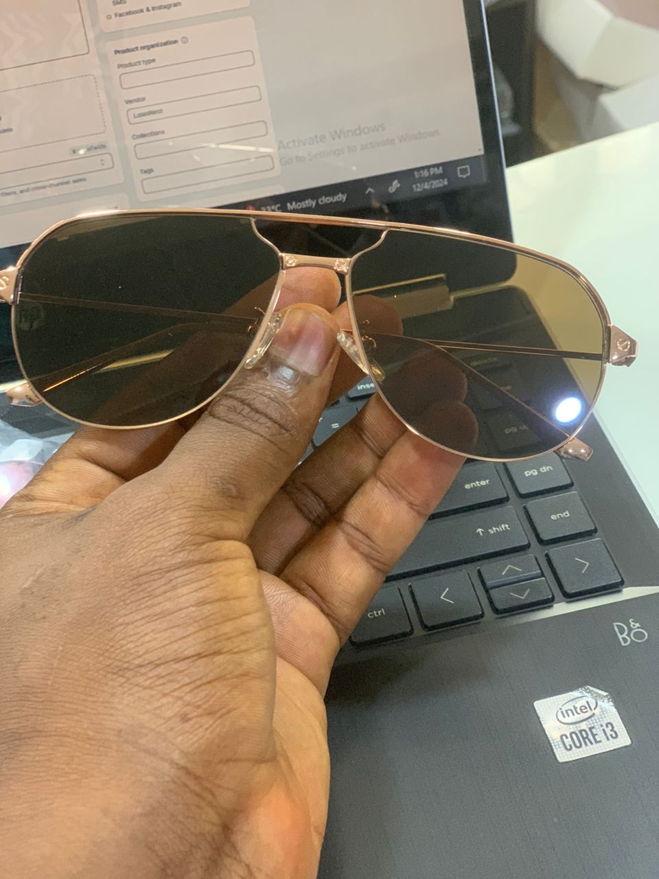 CHARLES POLARIZED UNISEX AVIATORS 2